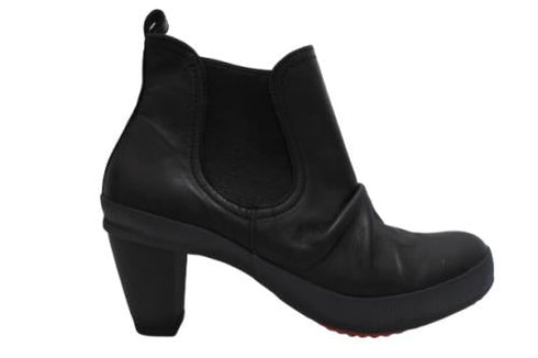 【SPINGLE NIMA NIMA706 ブラック】本革サイドゴアブーティ